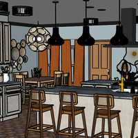 Sketchup Rendering of Kitchen Sketchup Rendering of Kitchen