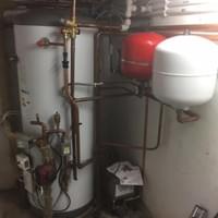 High pressure cylinder fitted to basement High pressure cylinder fitted to basement