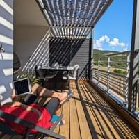 LocationCorsePorticcio - Terrasse du T3 LocationCorsePorticcio - Terrasse du T3