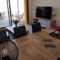 LocationCorsePorticcio - salon - cuisine LocationCorsePorticcio - salon - cuisine