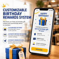Customizable Birthday Rewards Customizable Birthday Rewards