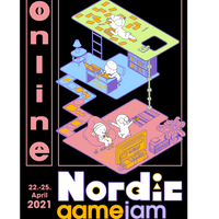 Nordic Game Jam poster 2021 Nordic Game Jam poster 2021