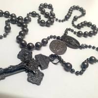 Gun Metal Grey WW1 Combat Rosary Gun Metal Grey WW1 Combat Rosary