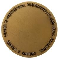 Orison Marden Medal reverse Orison Marden Medal reverse