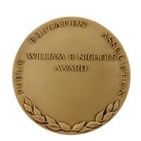 Nichols Medal reverse Nichols Medal reverse