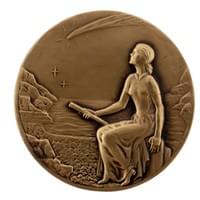 Maria Mitchell Medal reverse Maria Mitchell Medal reverse