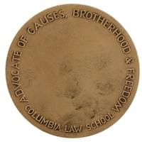 Whitney Seymour Medal reverse Whitney Seymour Medal reverse