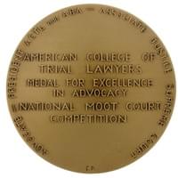 Louis Powell Medal reverse Louis Powell Medal reverse