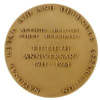 Arthur Briesen Medal reverse Arthur Briesen Medal reverse