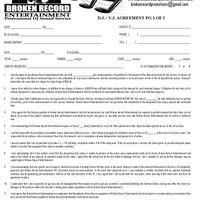 DJ Contract Page 1 DJ Contract Page 1