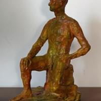 Seated Male Front View Seated Male Front View