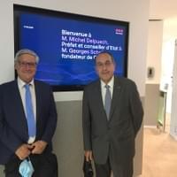 VISITE  AVEC LE PREFET DELPUECH VISITE  AVEC LE PREFET DELPUECH