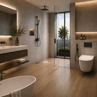 Không Gian Phòng Tắm Hiện Đại Không Gian Phòng Tắm Hiện Đại