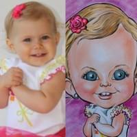 Color Face Caricature From Photo  Color Face Caricature From Photo