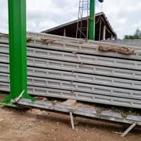 stockages de poteaux en usine
