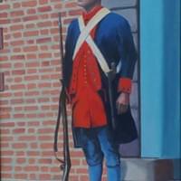 Continental Soldier, 16" x 24" Private Collection Continental Soldier, 16" x 24" Private Collection