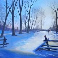 Winter march at Jockey Hollow, 20" x 24" Private Collection Winter march at Jockey Hollow, 20" x 24" Private Collection