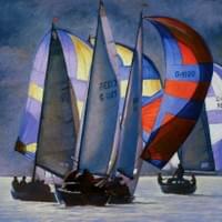 "Approaching Storm"  40x28" pastel "Approaching Storm"  40x28" pastel