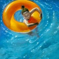 "Frolic" (series) 24x30" pastel "Frolic" (series) 24x30" pastel