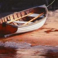 "MV Rowboat"  24x18" pastel "MV Rowboat"  24x18" pastel