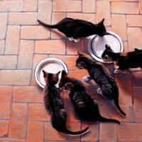 "Breakfast on the Patio"  30x24" pastel "Breakfast on the Patio"  30x24" pastel