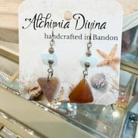Adorable sea glass earrings Adorable sea glass earrings