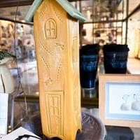Ceramic bird house Ceramic bird house