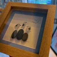Rock seagull artwork Rock seagull artwork
