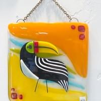 Fused glass tile Fused glass tile