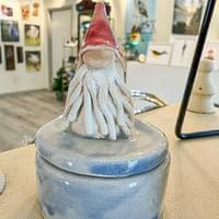 Garden gnome ceramic box Garden gnome ceramic box
