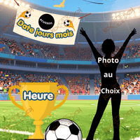 Carte d'anniversaire Foot Carte d'anniversaire Foot