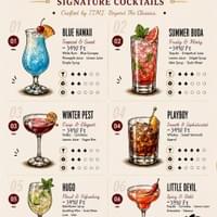 SIGNATURE COCKTAILS 01 SIGNATURE COCKTAILS 01