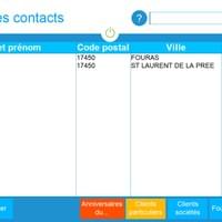 Liste des contacts - logiciel de caisse pour lfeuriste Liste des contacts - logiciel de caisse pour lfeuriste