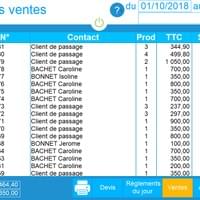 Liste des produits - logiciel de caisse pour lfeuriste Liste des produits - logiciel de caisse pour lfeuriste