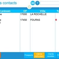 Liste des contacts - logiciel de caisse pour lfeuriste Liste des contacts - logiciel de caisse pour lfeuriste