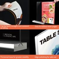 Acrylic counter display sign Acrylic counter display sign