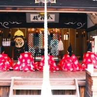 ならまち御霊神社、昭和の日の奉納 ならまち御霊神社、昭和の日の奉納