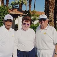 David Dinkins, Billie Jean King & Neil Johnson at USTA meeting in Palm Springs