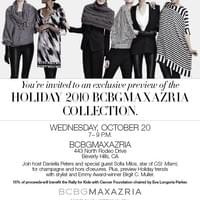 Daniella Peters Hosts Holiday 2010 BCBG MaxAzria Collection
