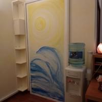 dipinto su porta dipinto su porta