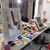 tutto pronto per il Face Painting tutto pronto per il Face Painting