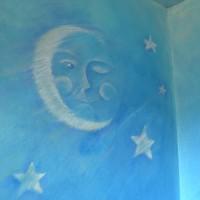 Luna e stelle (particolare) Luna e stelle (particolare)