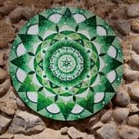 Mandala verde - Chakra del Cuore Mandala verde - Chakra del Cuore