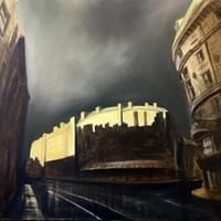 Rue La Grange, Paris. 30"x34" oil on Canvas Rue La Grange, Paris. 30"x34" oil on Canvas