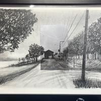 Covered Bridge Upstate. 12" X 24' Framed Covered Bridge Upstate. 12" X 24' Framed