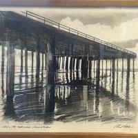 Va. Beach Pier 18" X 21". Photo extension Va. Beach Pier 18" X 21". Photo extension