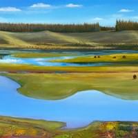 Lamar Valley #3 oil on Canvas 16" X 24" Lamar Valley #3 oil on Canvas 16" X 24"