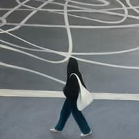 Walking on the Quay. Paris 32" X 38" Walking on the Quay. Paris 32" X 38"