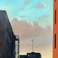 7Th Ave at 15th street view 14" X 18" Oil 7Th Ave at 15th street view 14" X 18" Oil