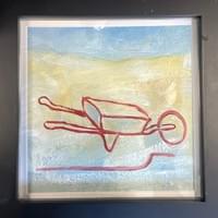 My Red Wheelbarrow 8" X 8" My Red Wheelbarrow 8" X 8"